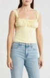 Lush Smocked Bow Tank