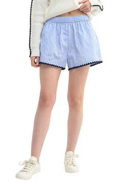 Lush Stripe Pull-on Shorts