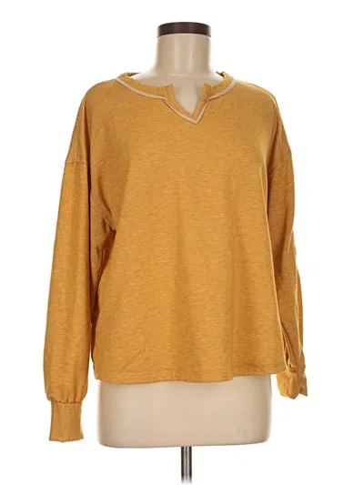 Pre-owned Lush Sweatshirt In Gold