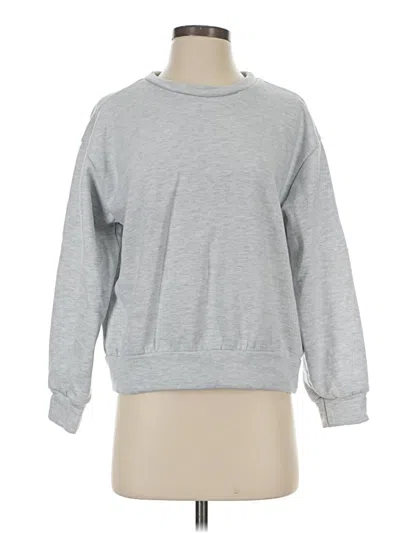 Pre-owned Lush Sweatshirt In Gray