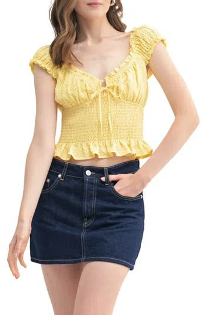 Lush Sweetheart Neck Textured Top