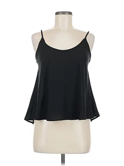 Pre-owned Lush Tank Top Black Halter Neckline Tops