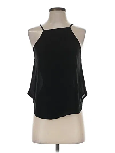 Pre-owned Lush Tank Top Black Halter Neckline Tops