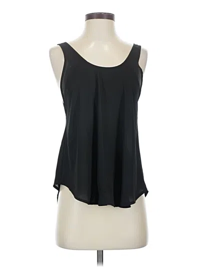 Pre-owned Lush Tank Top Black Strapless Neckline Tops