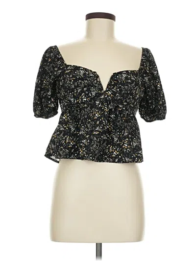 Pre-owned Lush Tank Top Black Sweetheart Neckline Tops