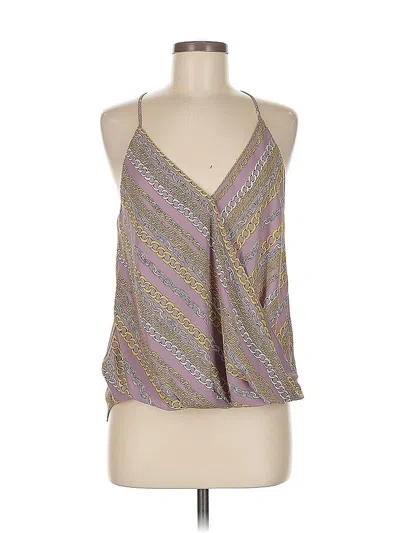 Pre-owned Lush Tank Top Purple Halter Neckline Tops