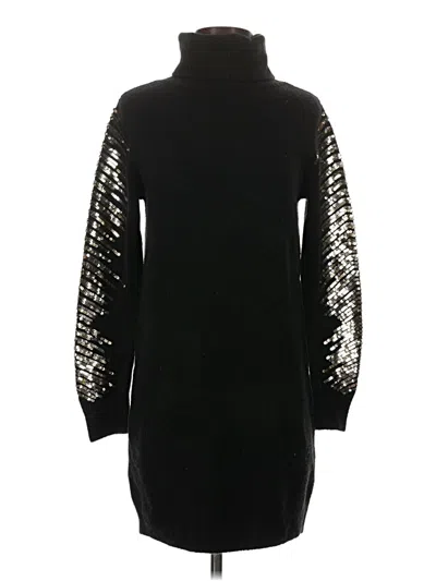 Pre-owned Lush Turtleneck Sweater In Black
