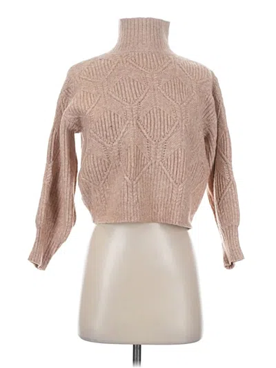 Pre-owned Lush Turtleneck Sweater In Brown