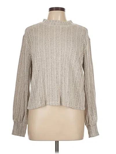 Pre-owned Lush Turtleneck Sweater In Brown