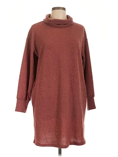 Pre-owned Lush Turtleneck Sweater In Brown