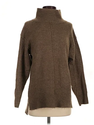 Pre-owned Lush Turtleneck Sweater In Brown