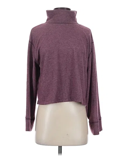 Pre-owned Lush Turtleneck Sweater In Burgundy