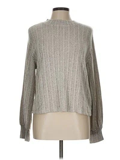 Pre-owned Lush Turtleneck Sweater In Gray