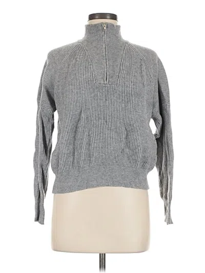 Pre-owned Lush Turtleneck Sweater In Gray