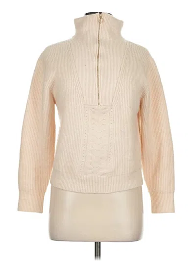 Pre-owned Lush Turtleneck Sweater In Ivory