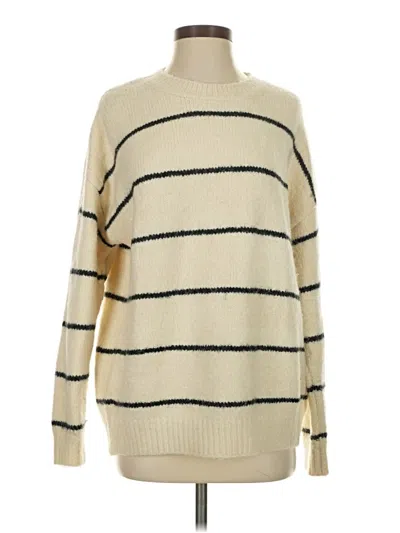 Pre-owned Lush Turtleneck Sweater In Ivory