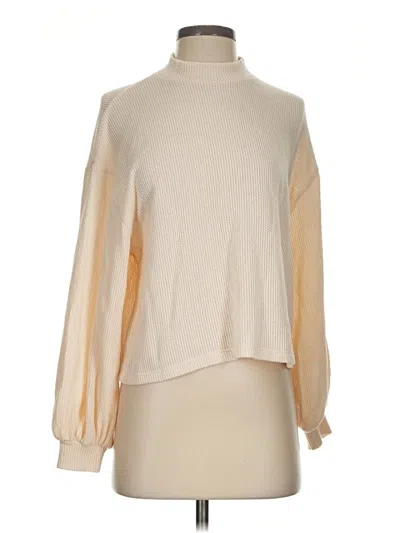 Pre-owned Lush Turtleneck Sweater In Ivory