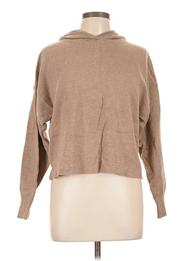 Pre-owned Lush Turtleneck Sweater In Tan