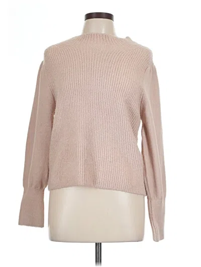 Pre-owned Lush Turtleneck Sweater In Tan