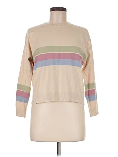 Pre-owned Lush Turtleneck Sweater In Tan