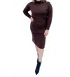 Lush Vanessa Dress In Brown In Brown