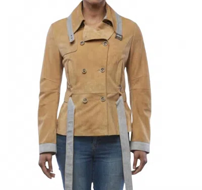 Lusso Beni Adanos Jacket In Mustard In Yellow