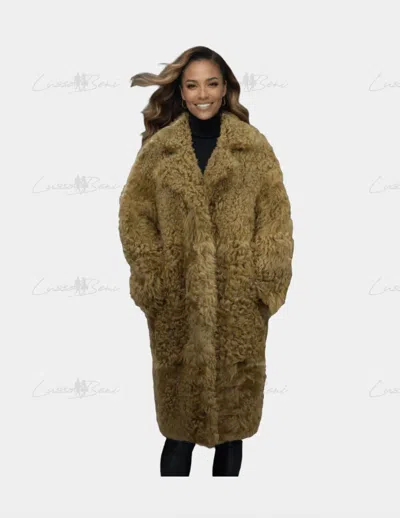 Lusso Beni Cove Jacket In Caramel In Brown