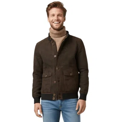 Lusso Beni Flux Jacket In Russet Brown
