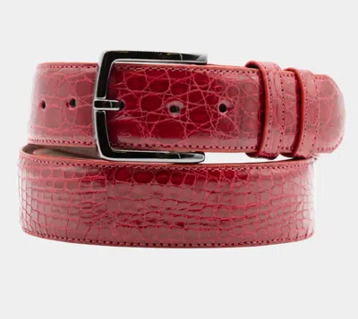 Lusso Beni Men's Apex Belt In Red