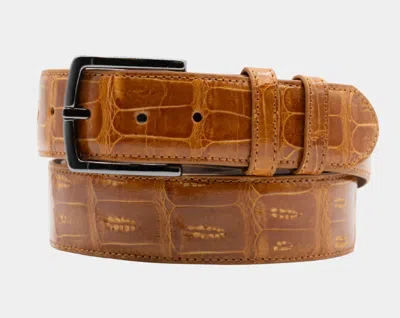 Lusso Beni Men's Apex Belt In Whiskey In Brown