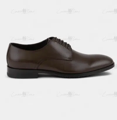 Lusso Beni Men's Epicurus Derby Shoes In Brown