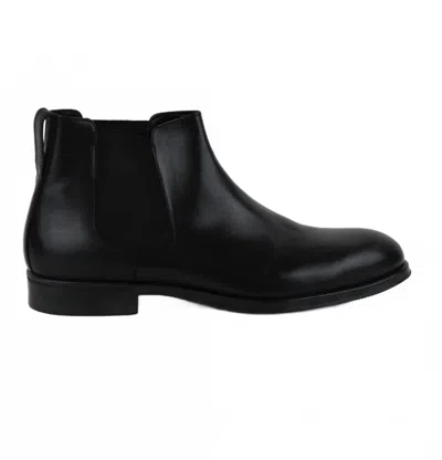 Lusso Beni Men's Plato Leather Boots In Black