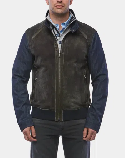 Lusso Beni Petra Jacket In Olive In Green