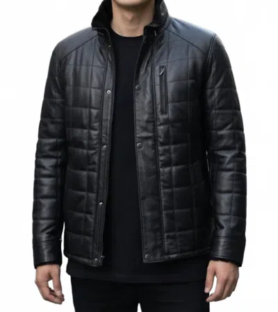 Lusso Beni Sylva Leather Jacket In Black