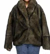 Lusso Beni Thrust Teddy Jacket In Brown In Brown