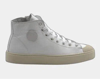 Lusso Beni Women's August Sneaker In White In Animal Print