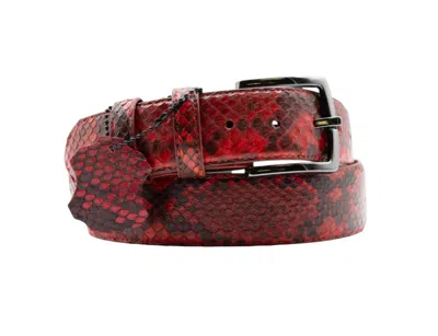 Lusso Beni Women's Medusa Belt In Red In Neutral
