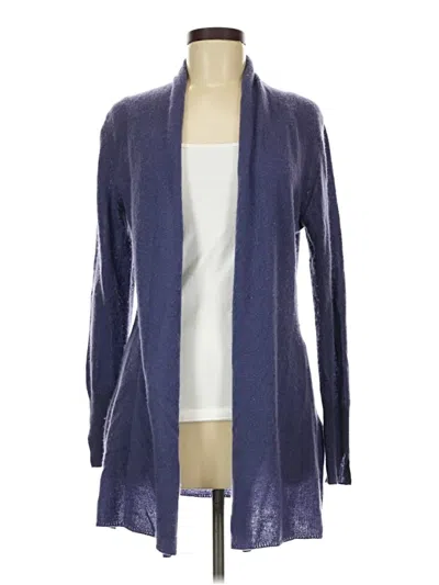 Pre-owned Lusso Cardigan Sweater In Purple