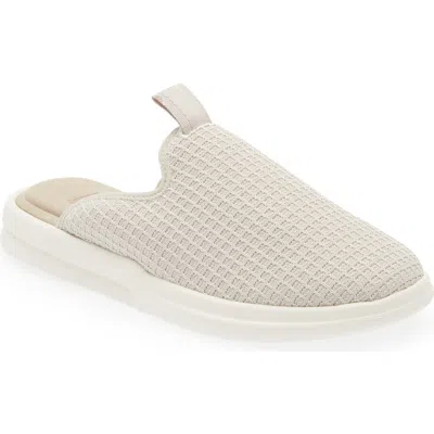 Lusso Cloud Pelli Waffle Knit Slipper In Perfect Grey Marshmallow
