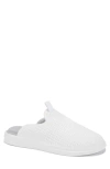 Lusso Cloud Pelli Waffle Knit Slipper In White
