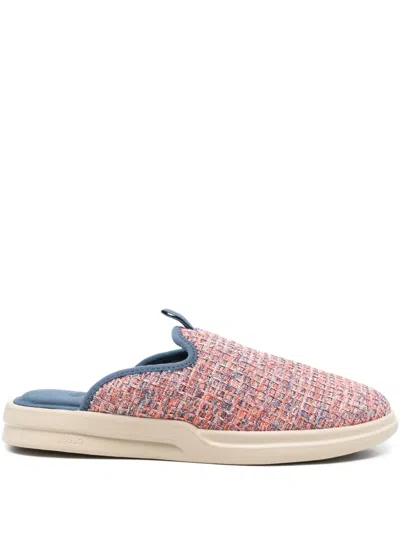 Lusso Knitted Slippers In Multi