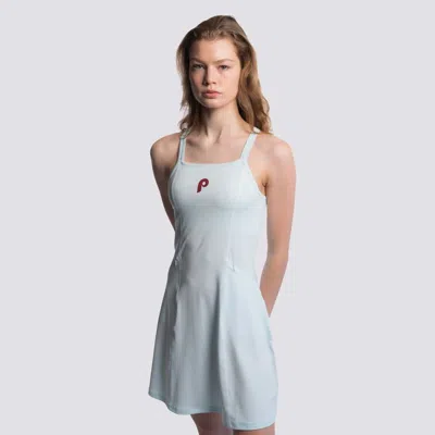 Lusso Light Blue Philadelphia Phillies Ciara Strappy Dress
