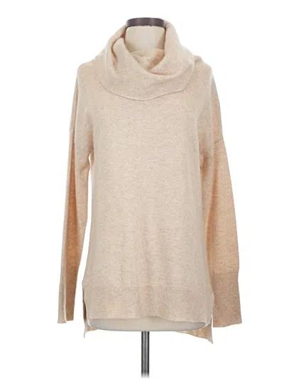 Pre-owned Lusso Turtleneck Sweater In Tan