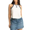 LUSSO LUSSO WHITE NEW YORK YANKEES JANE TANK TOP