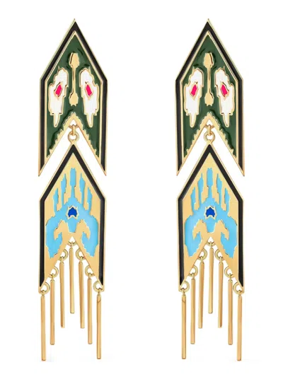 Luta Morocco Carpet 吊饰耳环 In Gold