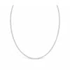 Lutiro Women's Basic Anchor Chain Silver Long In Metallic