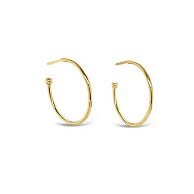 Lutiro Women's Hoop Earrings 20mm - Gold