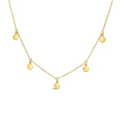 Lutiro Women's Mini Disc Necklace - Gold
