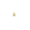 Lutiro Women's Single Earring Square Cz Charm - Gold In Gold
