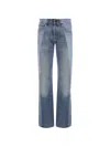 Lutz Huelle Asymmetric-hem Regular-fit Jeans In Multi